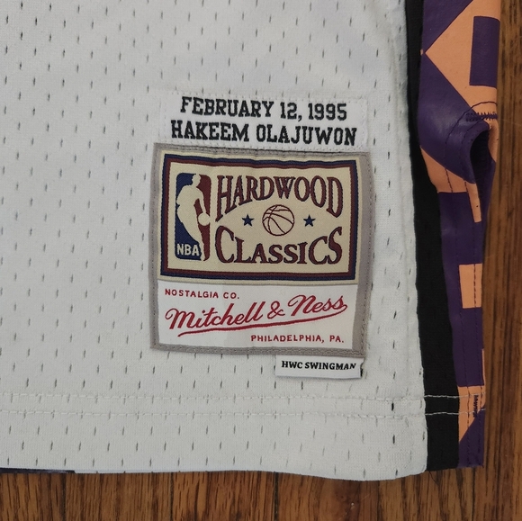 Mitchell & Ness NBA Mens Swingman Jersey Allstar 1995 Hakeem Olajuwon Size 2XL - Picture 2 of 6
